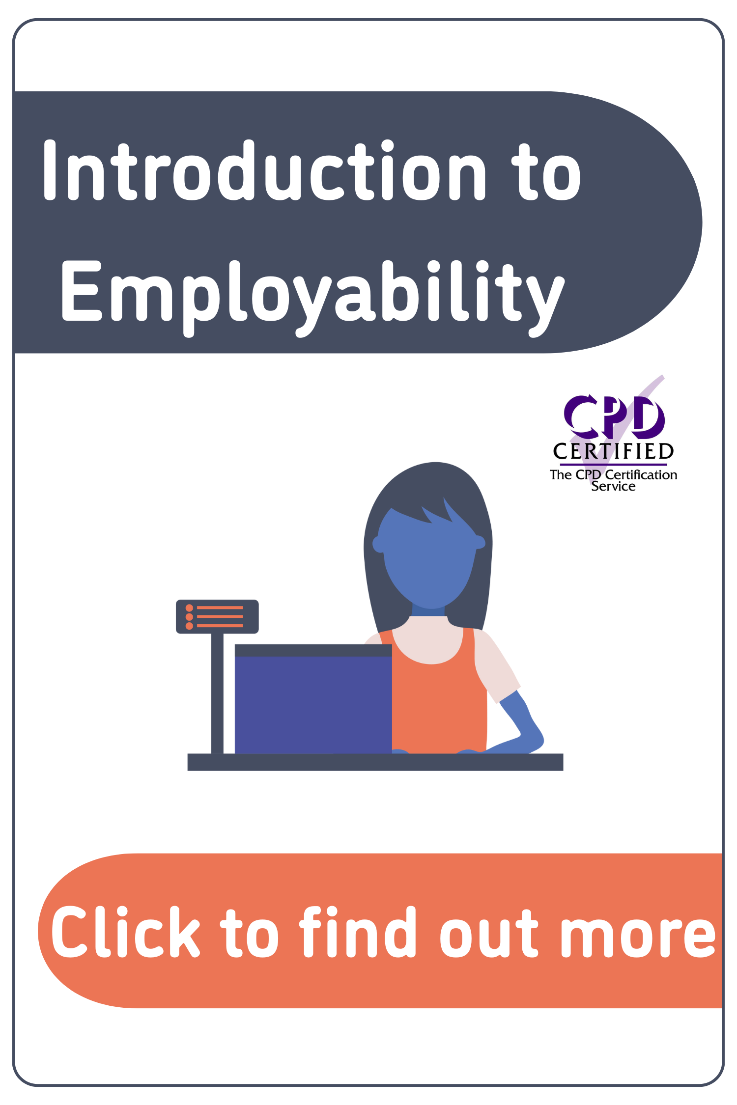 Introduction to Employability course button An image of Introduction to Employability, which shows the pricing options and when clicked link to the course descritption