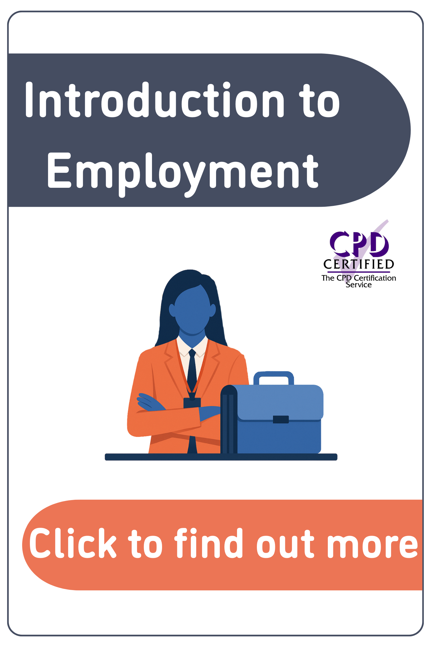 Introduction to Employment course button An image of Introduction to Employment, which shows the pricing options and when clicked link to the course description